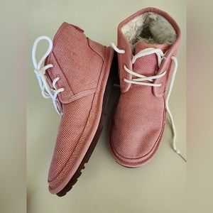 - Womens US Size 9 UGG Neumel Natural Hemp Lined Boots Pink